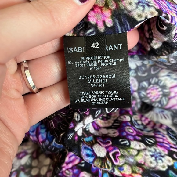 BNWT Isabel Marant Milendi Ruched Skirt - size 10 - Picture 9 of 12